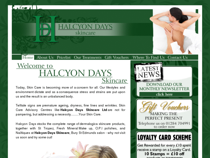 www.halcyondaysskincare.co.uk