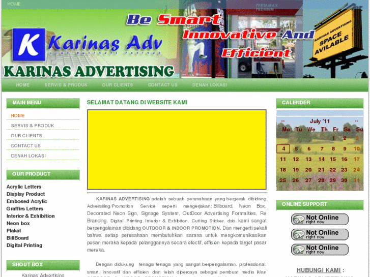 www.karinasadvertising.com