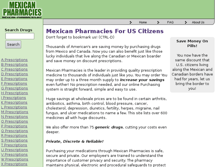 www.mexican-pharmacies.biz