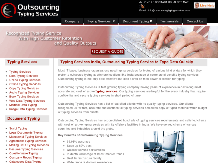 www.outsourcingtypingservices.com