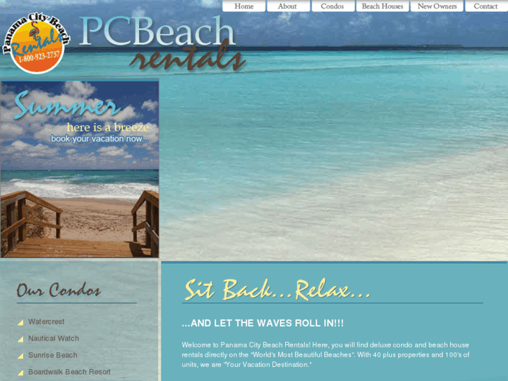 www.pcbeachrentals.com