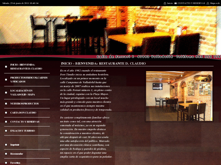 www.restaurantedonclaudio.es