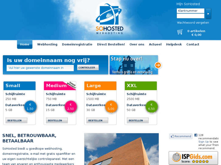 www.sohosted.nl