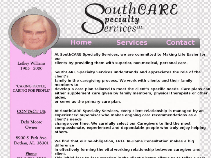 www.southcarespecialtyservices.com