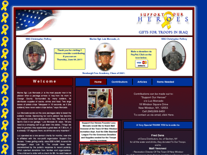 www.supportourheroes.net