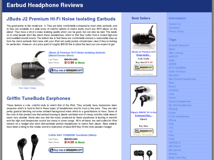 www.earbudheadphones.org