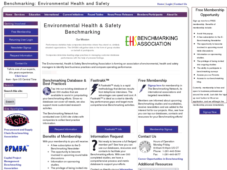 www.ehsbenchmarking.org