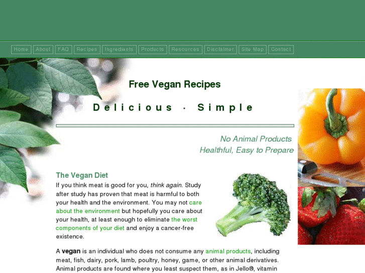 www.free-vegan-recipes.com