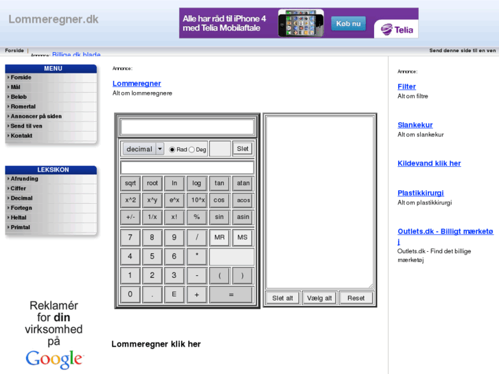 www.lommeregner.dk