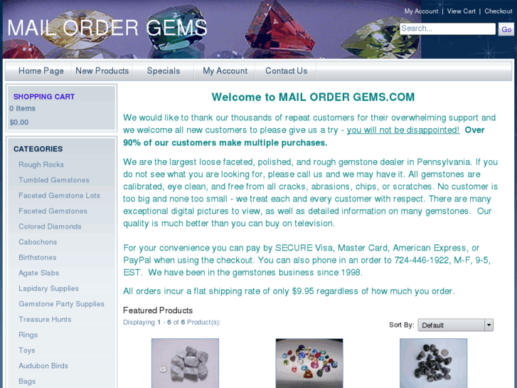 www.mailordergems.com