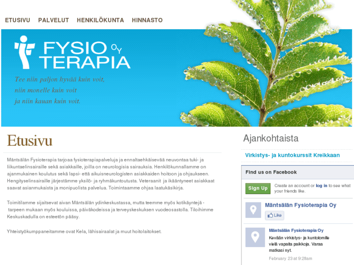 www.mantsalanfysioterapia.net