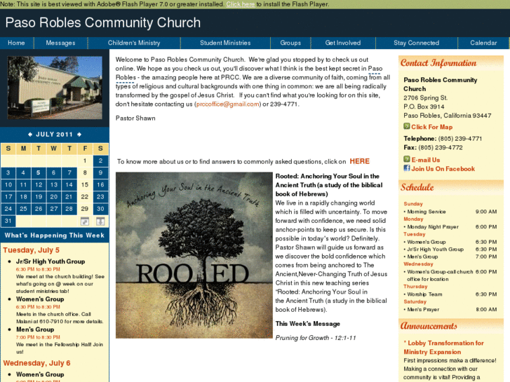 www.pasoroblescommunitychurch.com