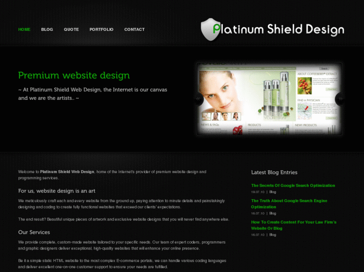 www.platinumshieldwebdesign.com