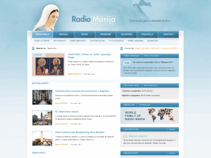 www.radiomarija.hr