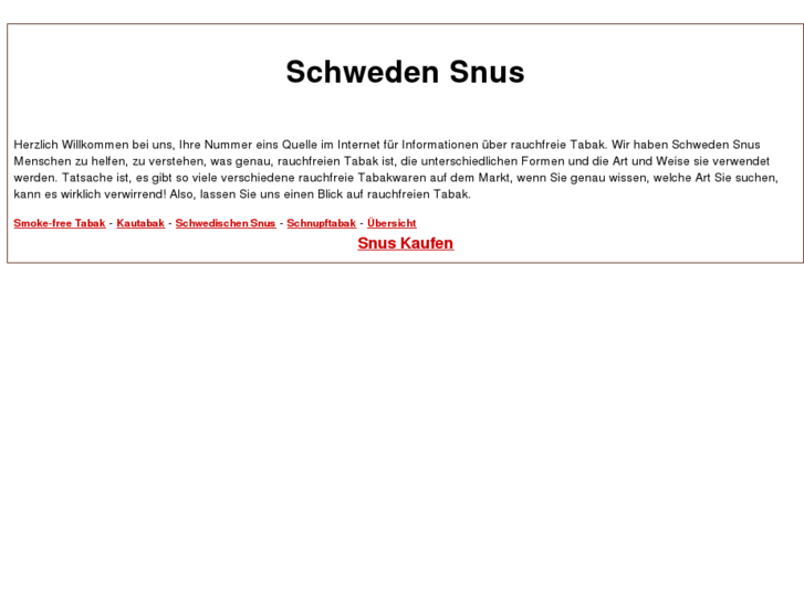 www.schwedensnus.net