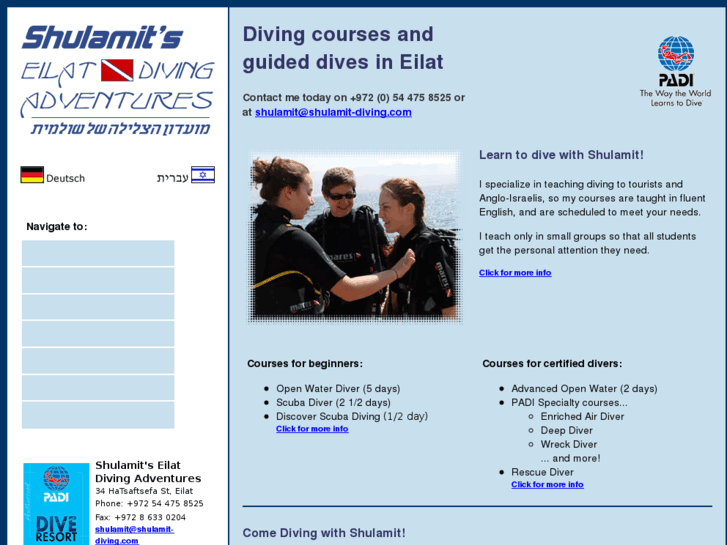 www.shulamit-diving.com