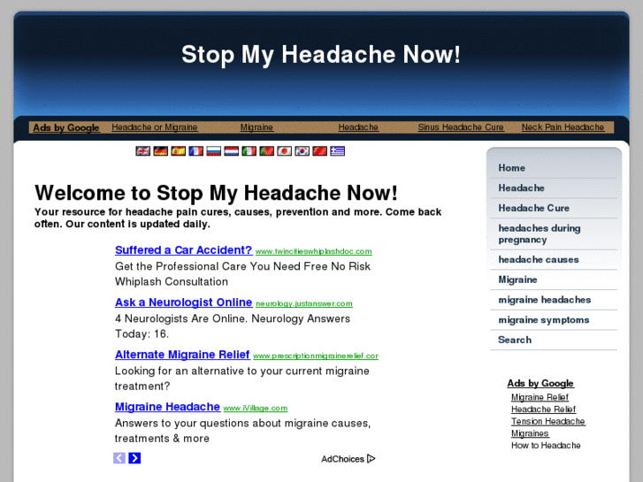 www.stopmyheadachenow.com