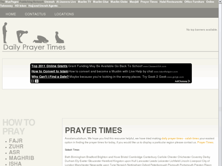 www.dailyprayertimes.com