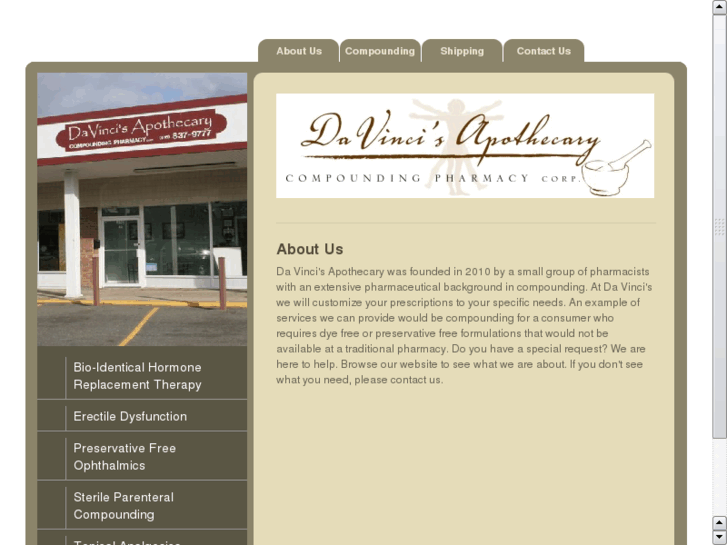 www.davincisapothecary.com