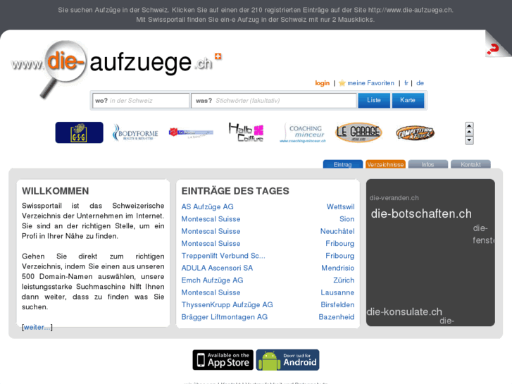 www.die-aufzuege.ch