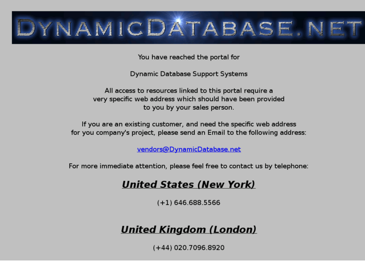 www.dynamicdatabase.net