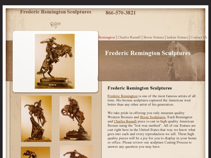 www.fredericremingtonsculpture.com