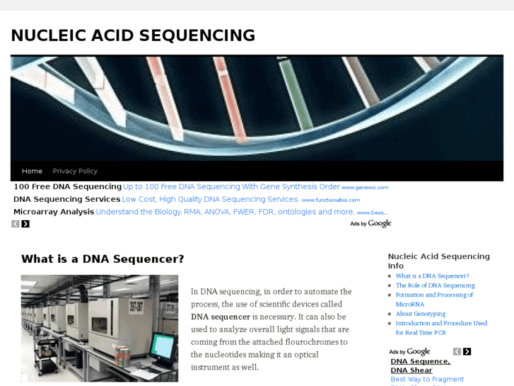 www.nucleicacidsequencing.com