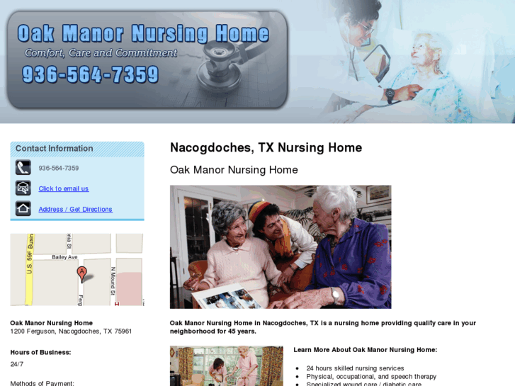 www.oakmanornursinghometx.com