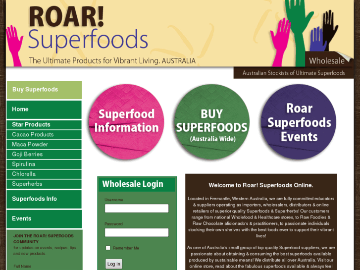 www.roarsuperfoods.com