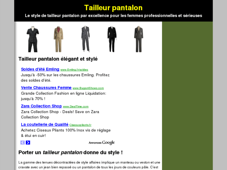 www.tailleurpantalon.net