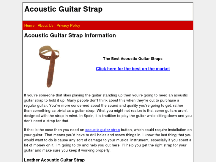 www.acousticguitarstrap.net