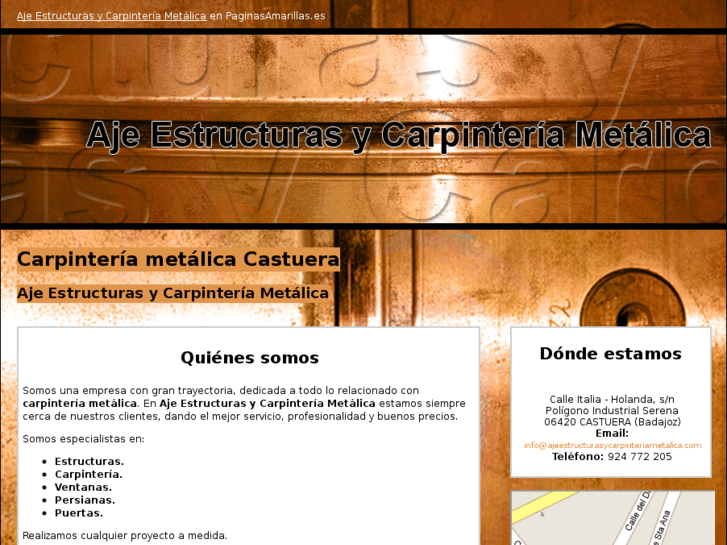 www.ajeestructurasycarpinteriametalica.com