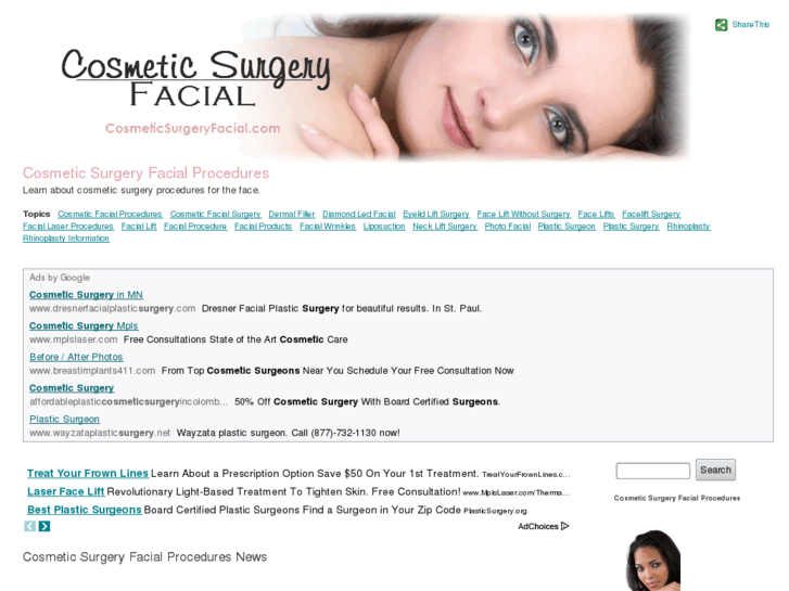 www.cosmeticsurgeryfacial.com