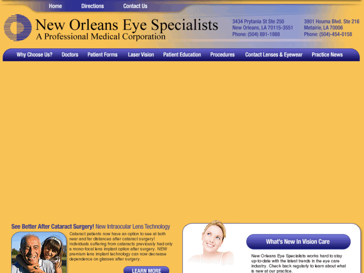 www.neworleanseyespecialists.com