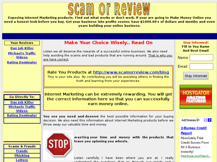 www.scamorreview.com