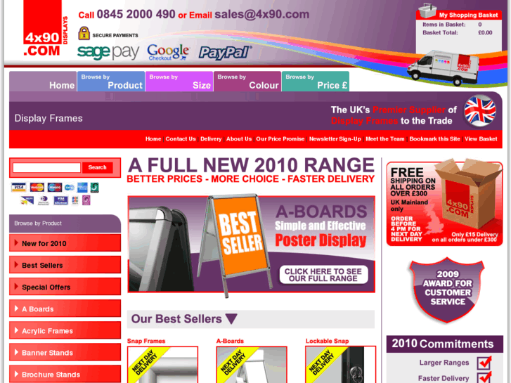 www.4x90displayframes.com