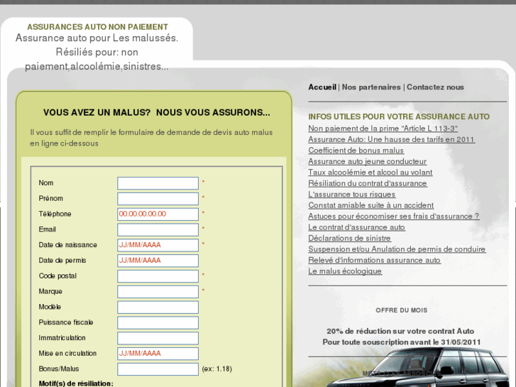 www.assurances-auto-non-paiement.com