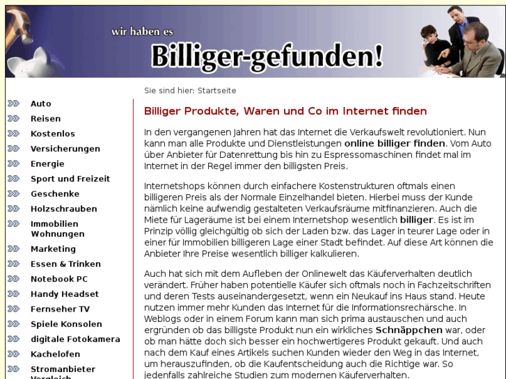 www.billiger-gefunden.de