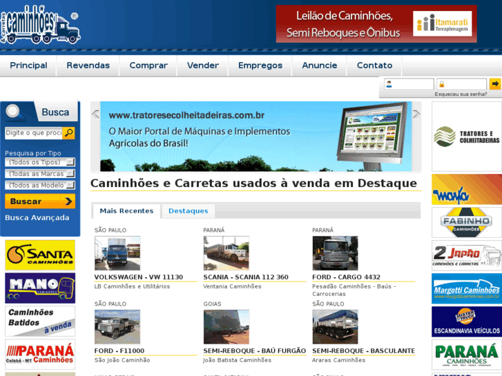 www.caminhoesecarretas.com.br