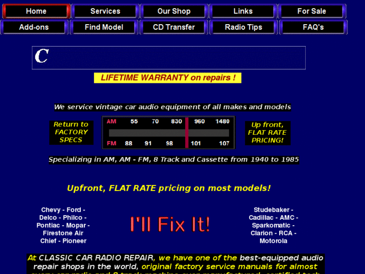 www.classiccarradiorepair.net