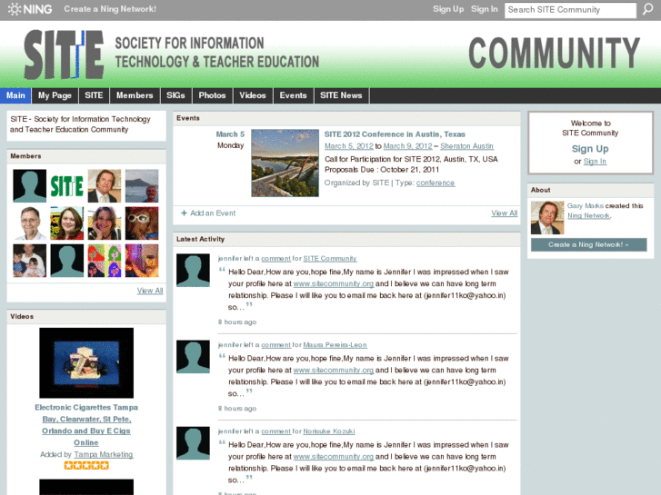 www.sitecommunity.org