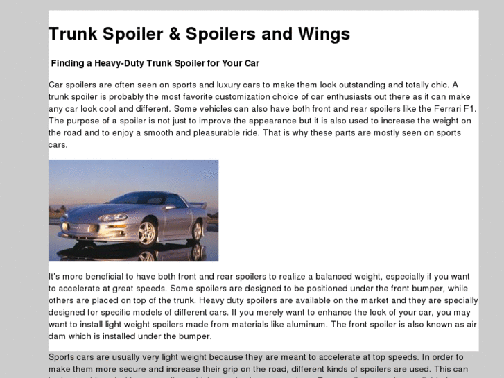 www.trunkspoiler.com