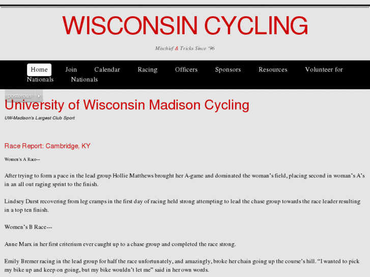 www.uwcycling.com