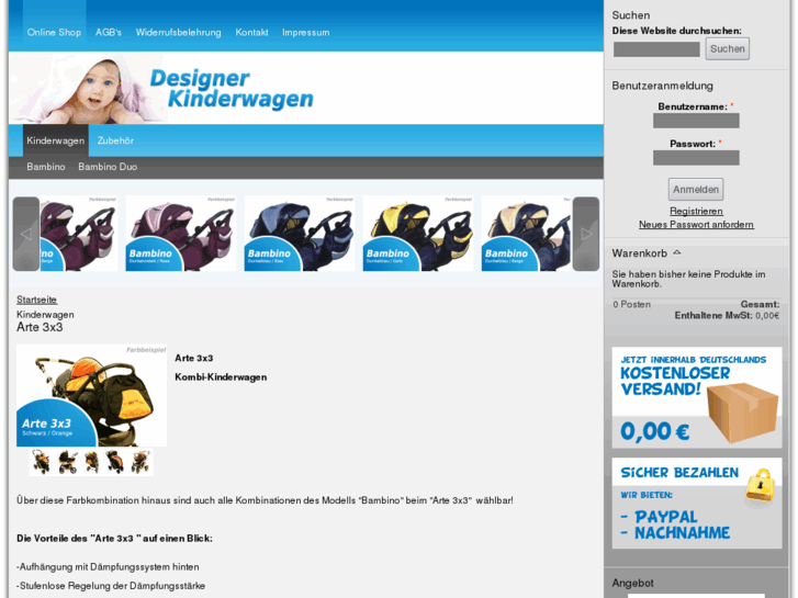 www.designer-kinderwagen.de