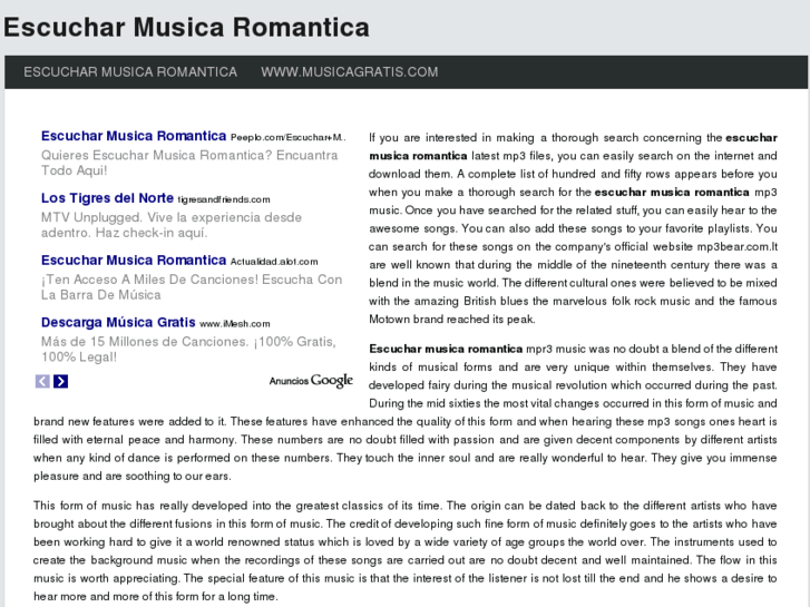 www.escucharmusicaromantica.com