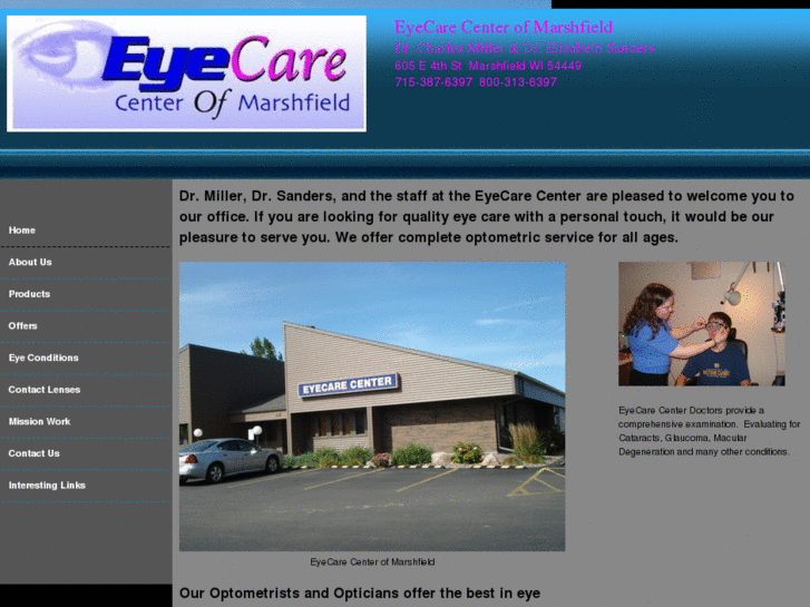 www.eyecaremarshfield.com