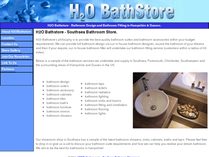 www.h20bathstore.com