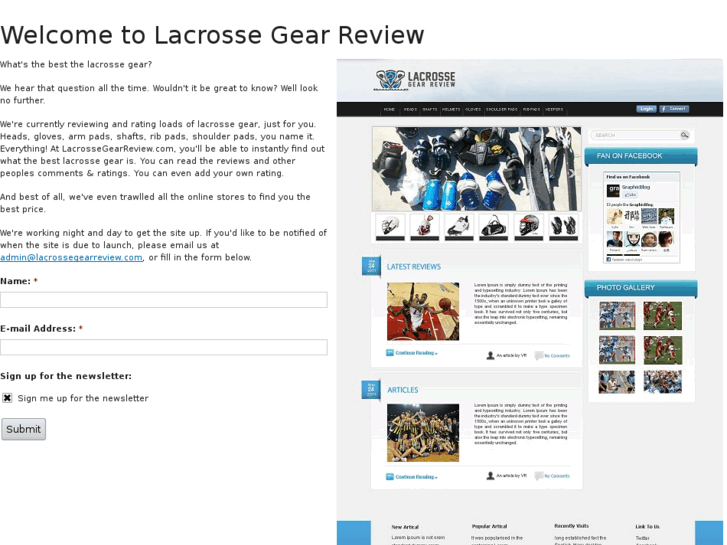 www.lacrossegearreview.com