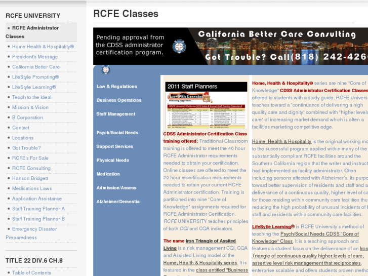 www.rcfeuniversity.com