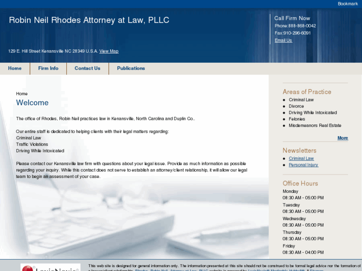 www.robinrhodeslaw.com